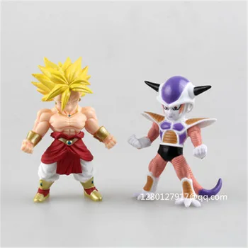 

2 Pcs/set Dragon Ball Soul Restriction Broli & Frieza First Shift Q-version PVC Action Figure Collectible Model Toy BOX P554