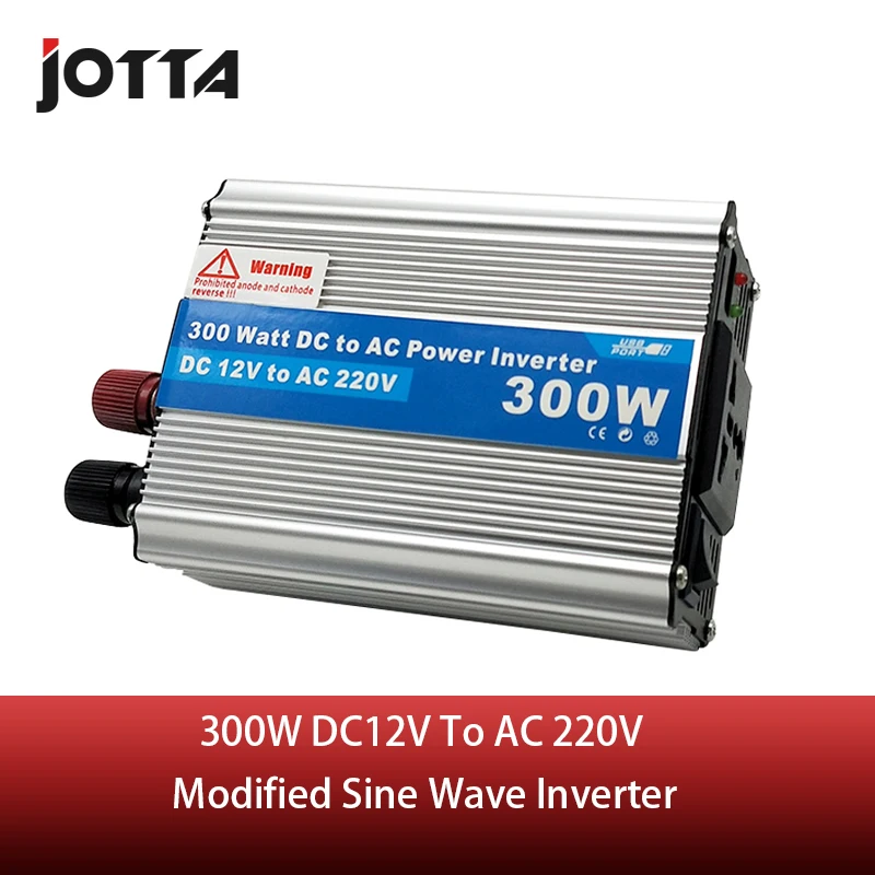 

300W WATT DC 12V to AC 220V modified sine wave Portable Car Power Inverter Adapater Charger Converter Transformer