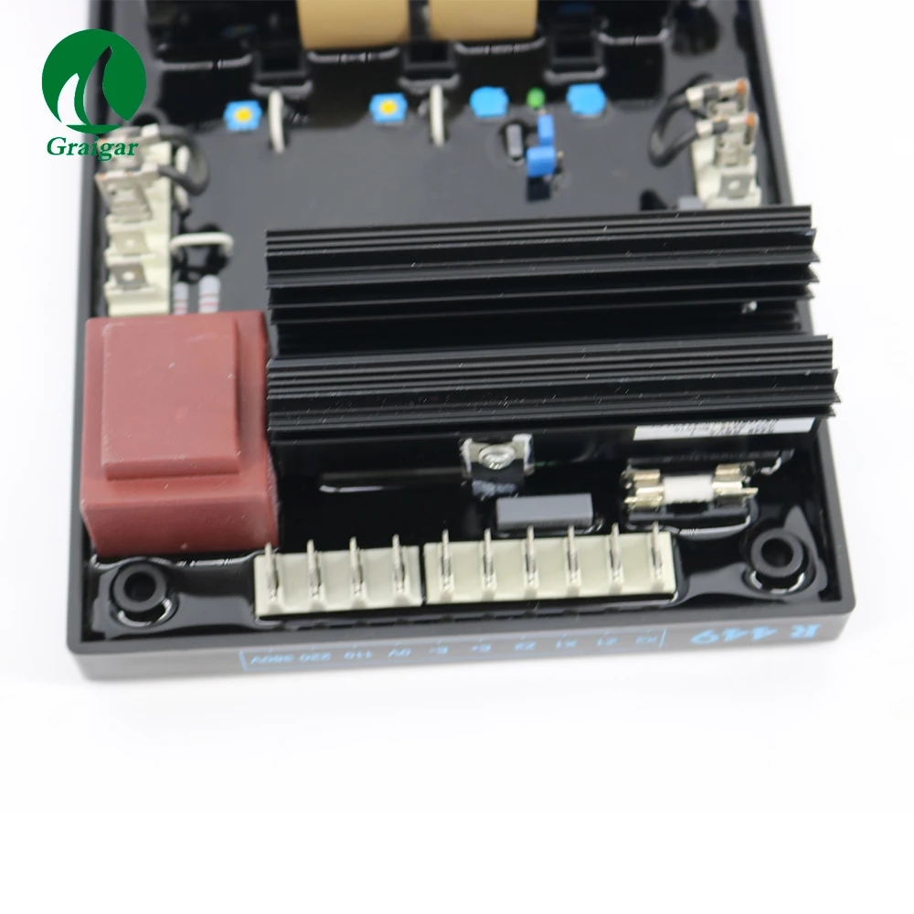 

AVR R449 Automatic Voltage Regulator provides closed loop control of the alternator output voltage