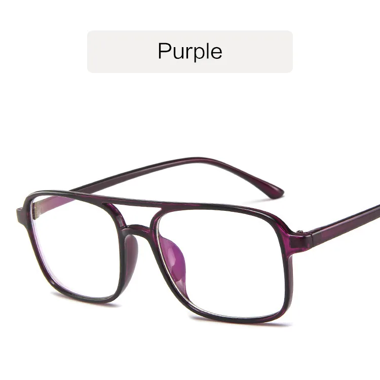 Оптические очки, оправа для женщин, мода, винтажные очки, Квадратные прозрачные линзы, очки для очков, оправа для очков для мужчин - Цвет оправы: NO 5