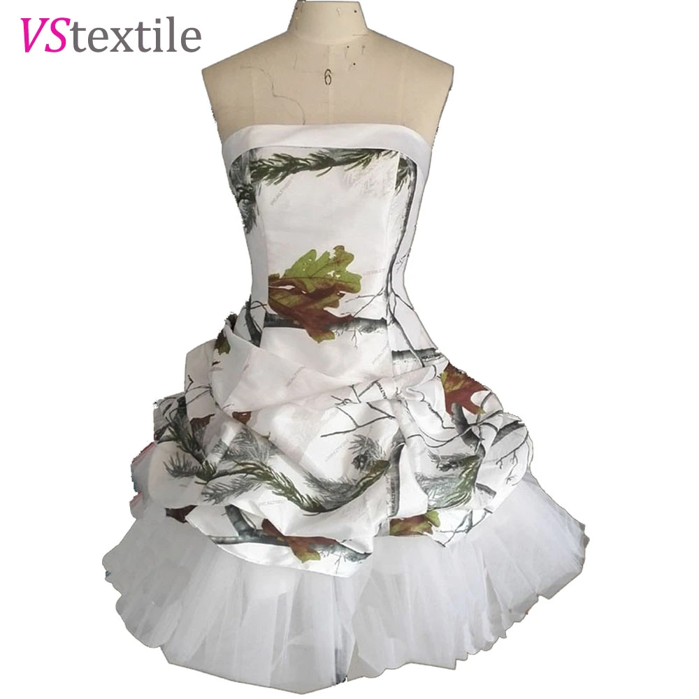 white camouflage dress