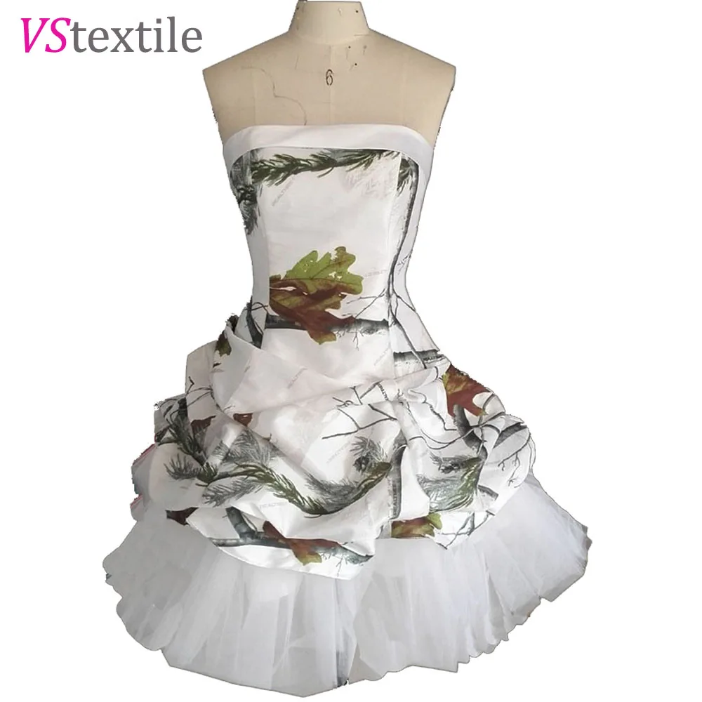 Белое коктейльное платье realtree камуфляжное для свадебной вечеринки 2019|free shipping prom