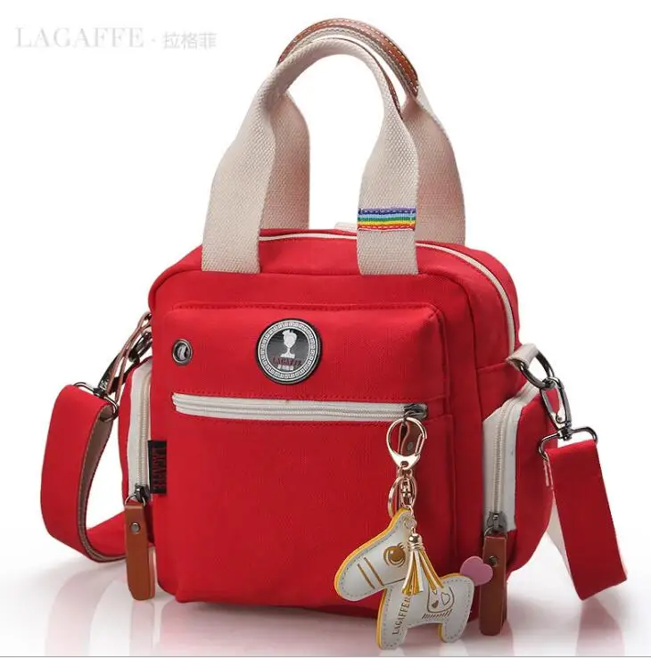 Большая сумка для подгузников, рюкзак для путешествий, дизайнерский органайзер для подгузников, сумка для детской коляски, модная сумка для подгузников для мам - Цвет: Красный