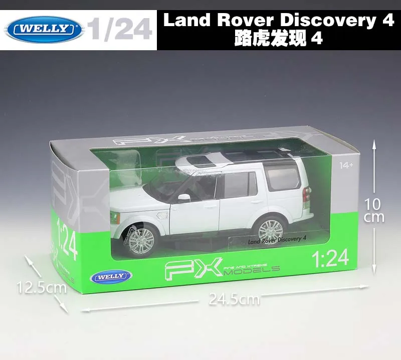 WELLY литье под давлением 1:24 Классическая модель автомобиля из сплава Land Range Rover