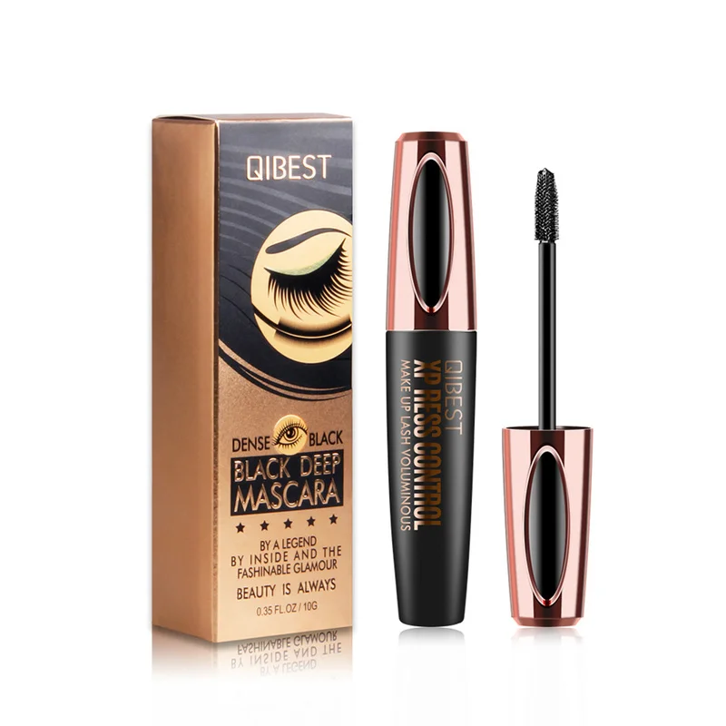 

Black Thick Extension Eyelashes Cosmetics 2019 Hot and New Makeup 4D Silk Fiber Lash Mascara Waterproof Eyelash Extension TSLM1