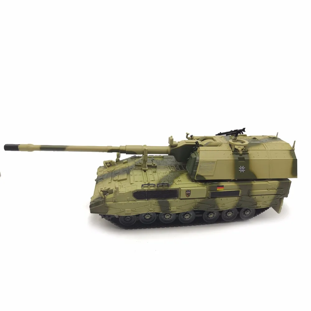 1: 72 Масштаб литой под давлением металлический военный танк модели Panzer Haubitze PzH-2000 самоходная артерия литой армейский Танк модель игрушки