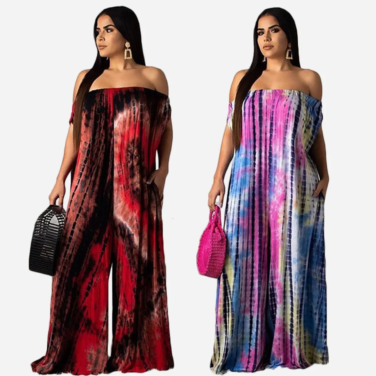 

African women's wear African digital printed jumpsuits African slacks