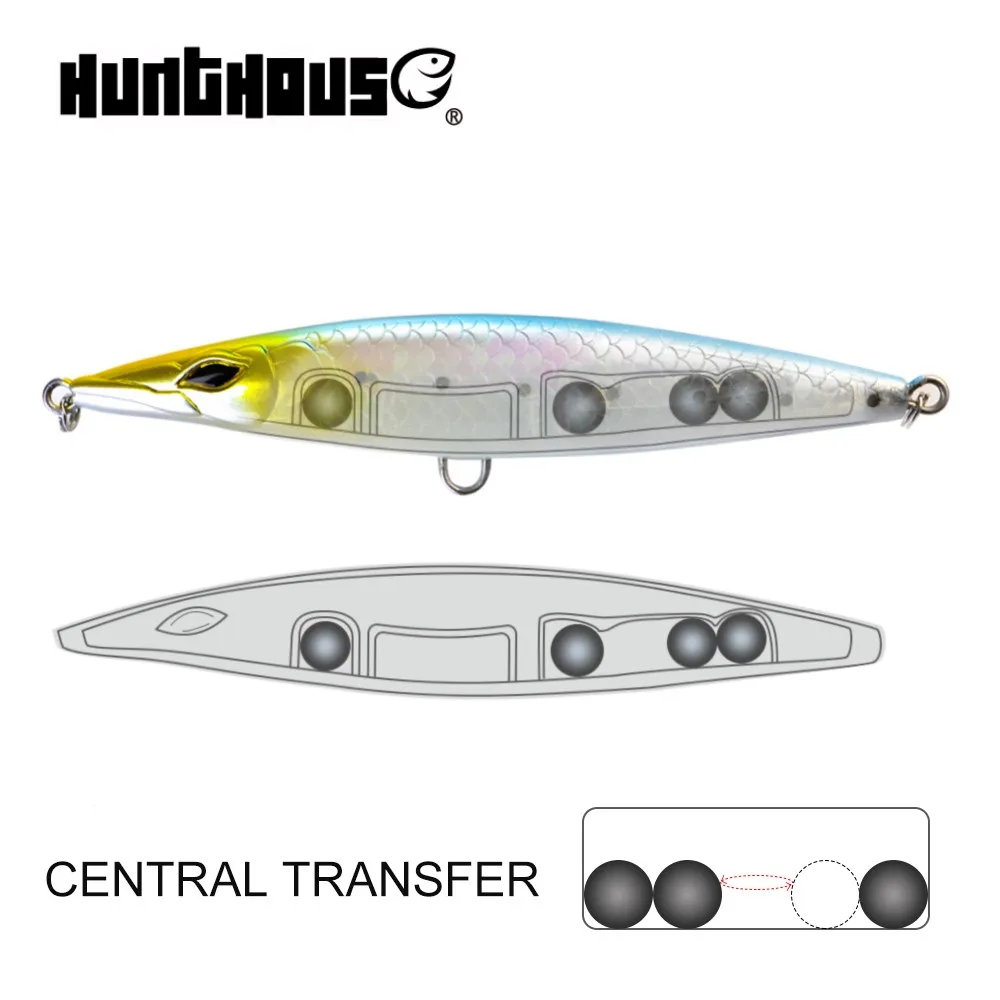 

Hunthouse fishing lure long casting Pencil StickBait lure 110mm130mm supershot Floating trolling Wobblers surface leurre