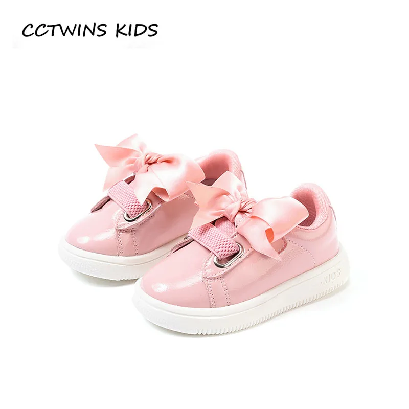 

CCTWINS KIDS 2018 Autumn Baby Girl Butterfly Shoe Children Black Casual Trainer Toddler Brand Sport Sneaker Pink FC2368