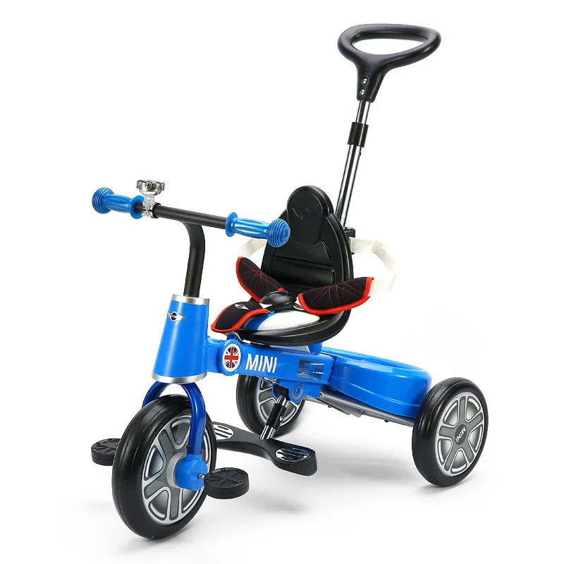 Мини детская складная трехколесная коляска с детским артефактом 1-3 лет детская коляска-велосипед - Цвет: b