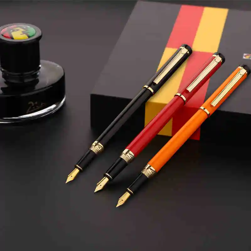 Pimio 908 Century Pioneer Luxury 0.5 Iridium Nib Fountain Pen with Original Gift Box Ink Metal Pens Free Shipping Pimio 908 Century Pioneer Luxury 0.5 Iridium Nib Fountain Pen with Original Gift Box Ink Metal Pens Free Shipping