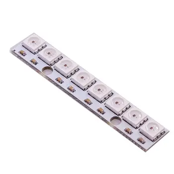 

5PCS 8 channel WS2812 5050 RGB LED lights built-in full color-driven development board 2812 Ws2812b built-in full-color driver