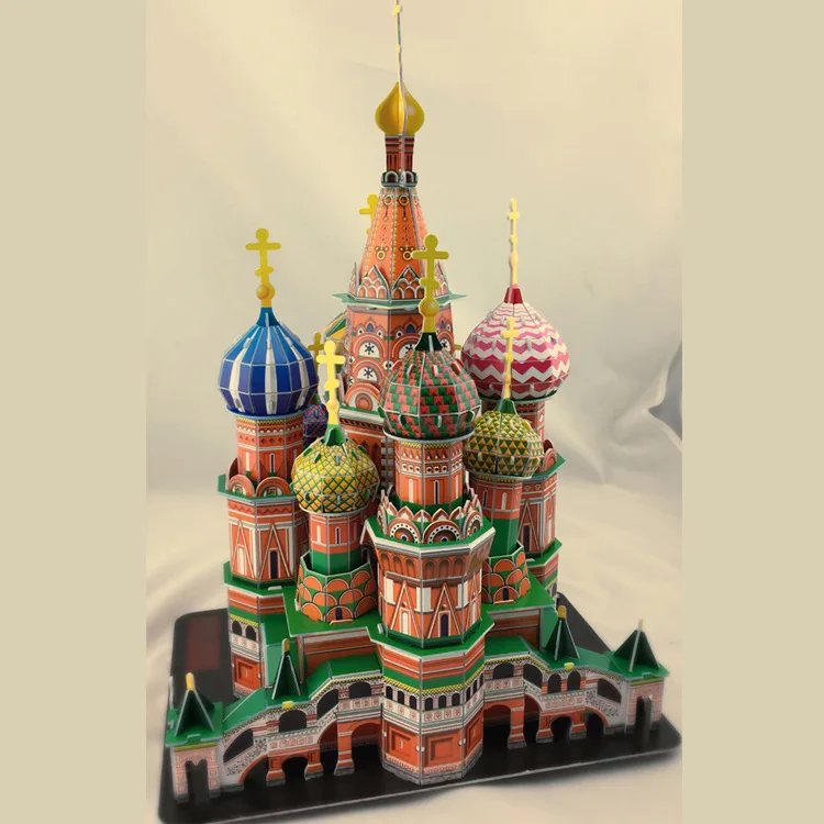 

DIY World Architecture model Paper made 3D DIY Huge building model educational toys Vasily Kim Kids Gift Xmas gift