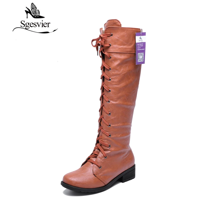 women's lace up moto boots