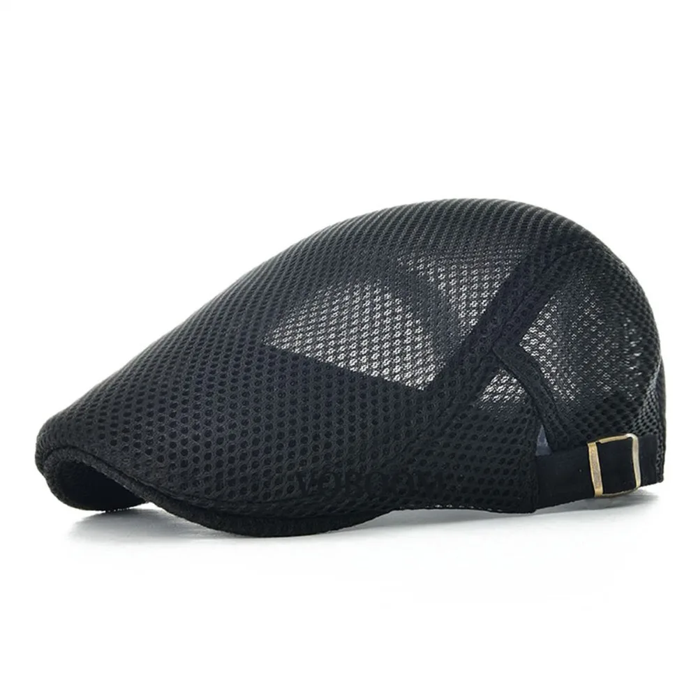 

VOBOOM Summer Mesh Irish Cap Golf Ivy Jeff Caps Men Women Lightweight Net Cabbie Newsboy Driver Gatsby Hat Boina 124