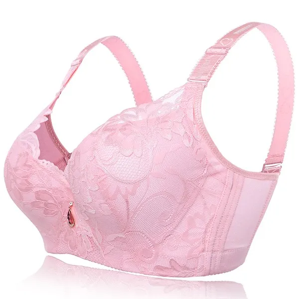 Women Sexy Lace Bra Push Up Bra C D E Cup Plus Size Underwear Underwire