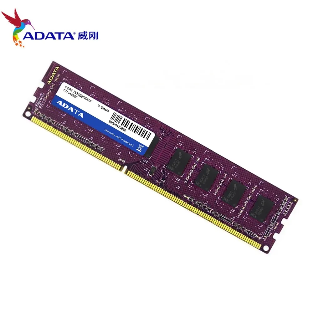 AData DDR3 8 Гб 1333 МГц Память ram для настольных ПК Intel DIMM DDR 3 PC3-10600 памяти