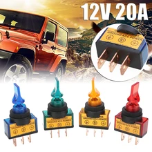 4pcs/set 12V 20A LED Toggle Rocker Switch 3 Pin On/Off SPST For Car Boat Marine LED Rocker Switch Red Green Blue Orange 4pcs/set 12V 20A LED Toggle Rocker Switch 3 Pin On/Off SPST For Car Boat Marine LED Rocker Switch Red Green Blue Orange