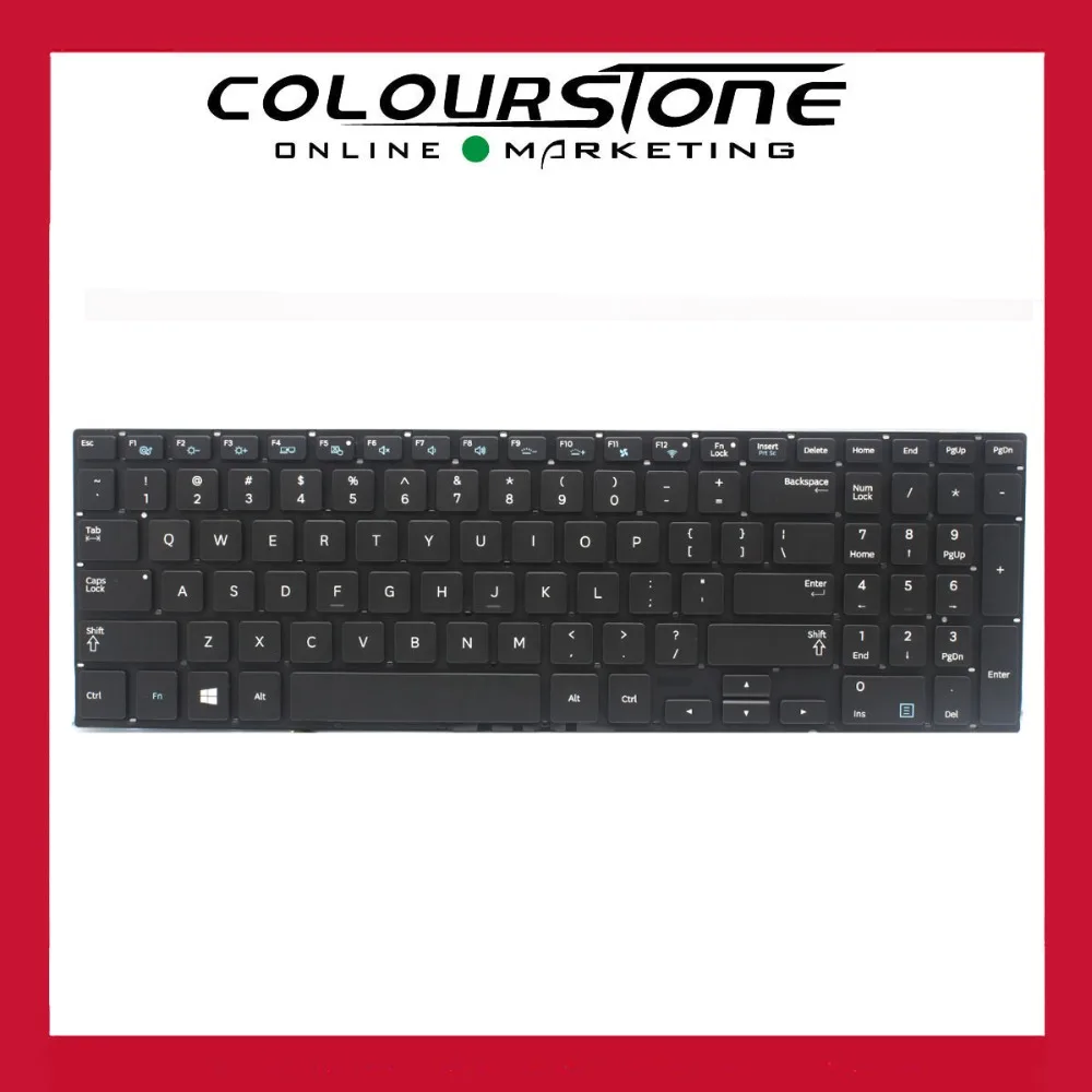 Original Install US Laptop backlit keyboard For Samsung 770z5e 780z5e