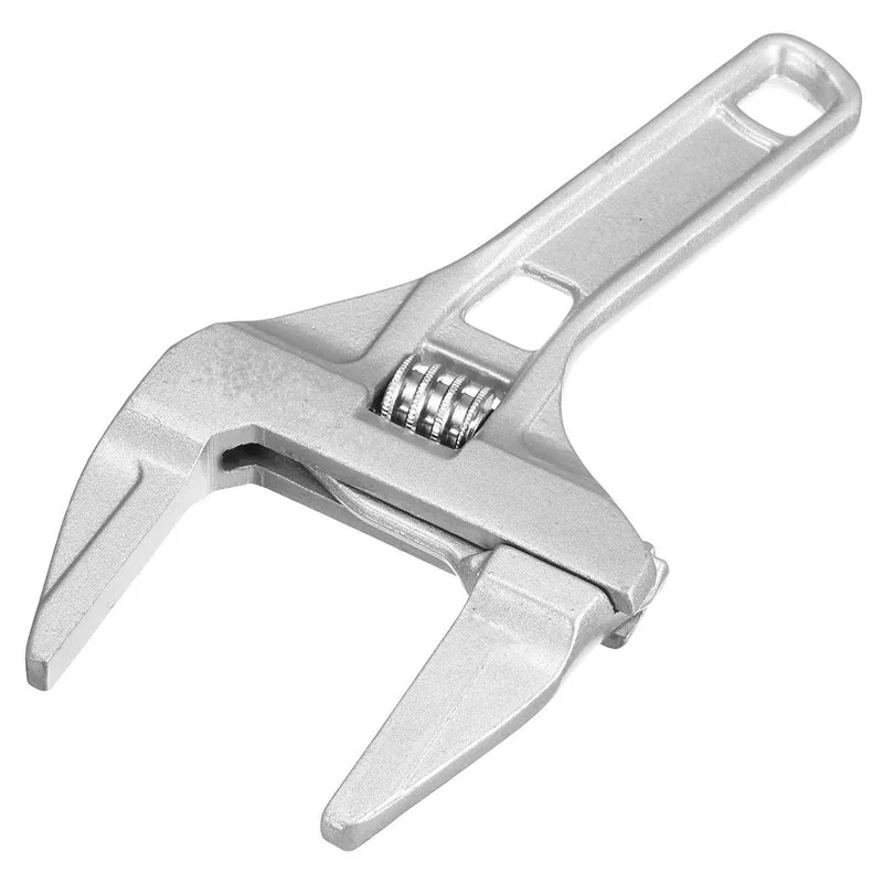 Meigar 1 шт. 204 мм серебристый мини маленький регулируемый гаечный ключ короткий хвостовик большие отверстия ультра-тонкие наборы инструментов