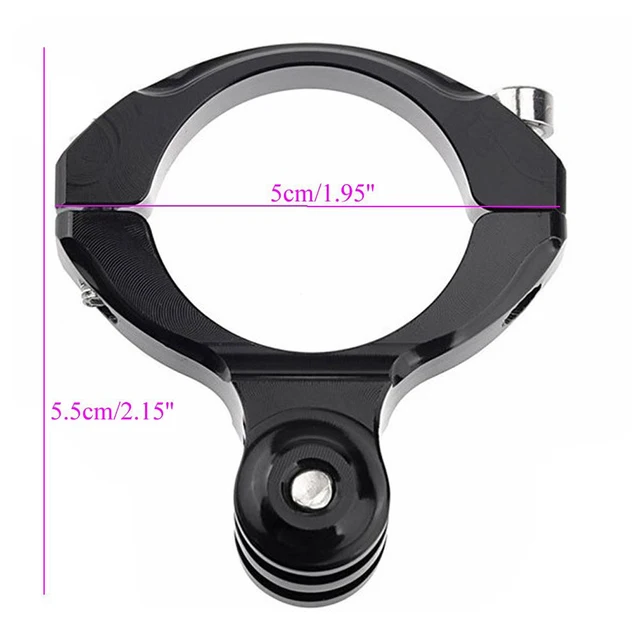 Go Pro Accessories Aluminum Bicycle Bike Handlebar Clamp Adapter Mount Tripod For Gopro Hero 4 Session SJ4000 SJ6000 Xiaomi Yi