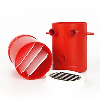 

Copper Fries Potatoes Maker Slicers French Fries Maker 2-in-1No Deep-Fry Copper Fries Potatoes Machine & Microwave KC1708