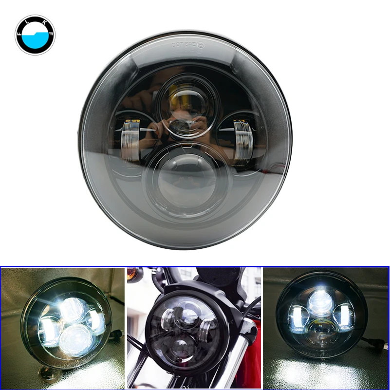 7inch LED HEADLIGHT BULB Fit HARLEY FATBOY HERITAGE SOFTAIL DELUXE FLST