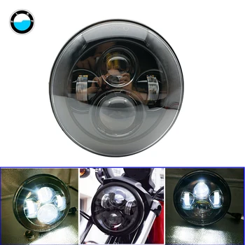 

New 7 Inch Motorcycle Projector Hi/Lo LED Light Bulb Headlight For motorcycle Softail Deluxe Fat Boy FLSTF.