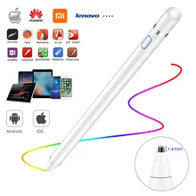Планшетный стилус сенсорный карандаш для Apple iPad Pro 10,5 12,9 11 9,7 Air 2 3 Mini 5 4 Smart Active стилус для huawei Xiaomi lenovo
