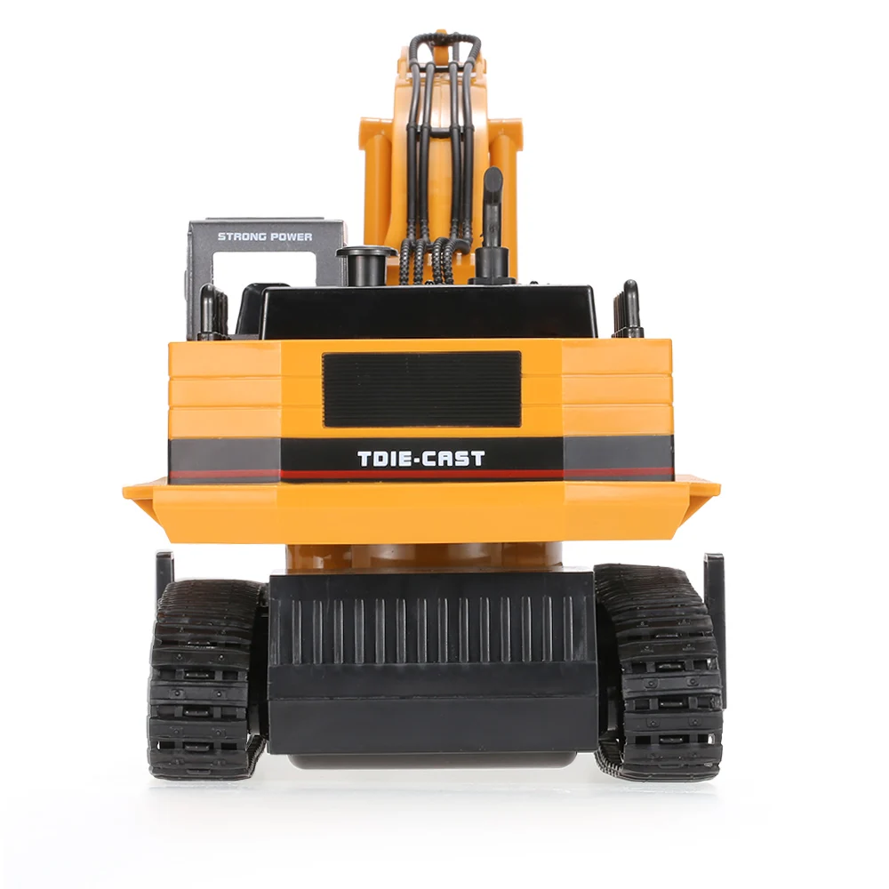 HUI NA TOYS NO.1510 2.4GHz 11CH RC Car Model Metal Alloy Engineering Electronic RC Excavator Heavy Machinery Music RC Toys (15)