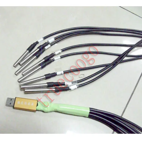 The temperature sensor module ds18b20 temperature sensor usb series 8