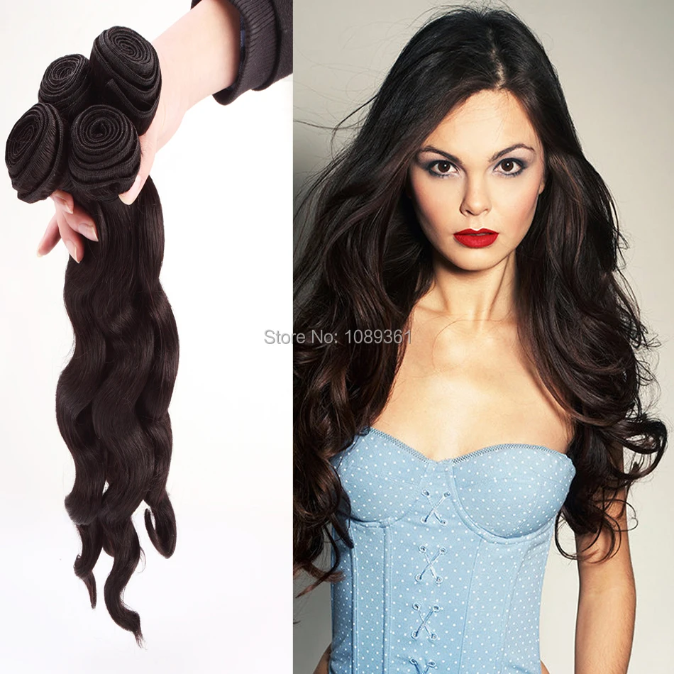 

Peruvian VirginHair Body Wave Hair Products Grade 7A  #1B Remy Human Hair Extension 3 Bundles peruvian Human Hair