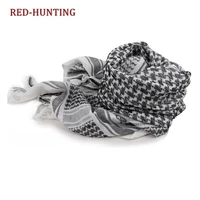 Keffiyeh tactique Shemagh écharpe arabe châle cou couverture tête enveloppement coton hiver foulards 5