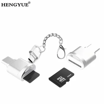 

1000pcs/DHL Portable USB 3.1 to Type-C Adapter USB to Type C Micro Converter OTG Adapter with TF SD Memory Card Reader