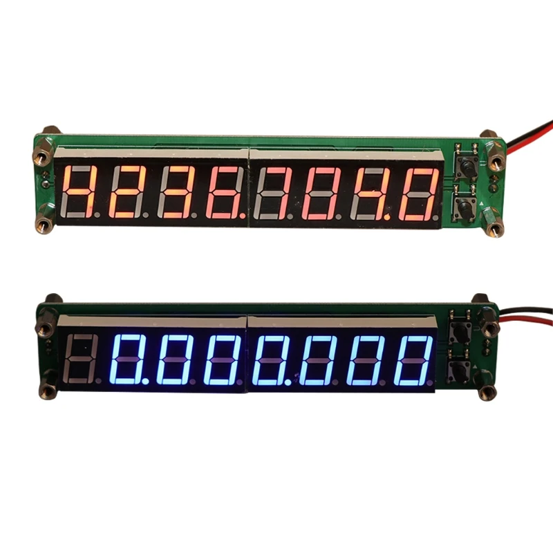 

0.1-60MHz 20MHz-2.4GHz RF 8 Digit LED Singal Frequency Counter Cymometer Tester L15