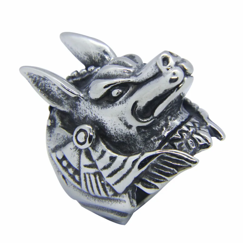 2018 крутое кольцо в виде головы волка ювелирное изделие из нержавеющей стали 316L