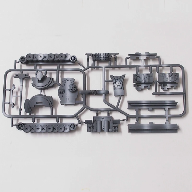 Немецкий Солдат Второй мировой войны Тигр пантера DIY 4D Assembe части 1/72 Танк модель набор игрушек