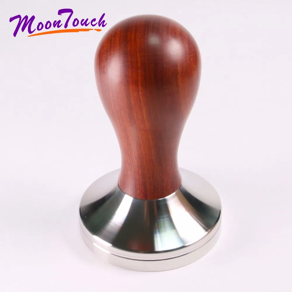 Red Sandalwood Handle Tamper Coffee Powder Hammer 304 Stainless Steel Base 41/49/51/53/57/57.5/58/58.35mm Coffee Accessories Red Sandalwood Handle Tamper Coffee Powder Hammer 304 Stainless Steel Base 41/49/51/53/57/57.5/58/58.35mm Coffee Accessories
