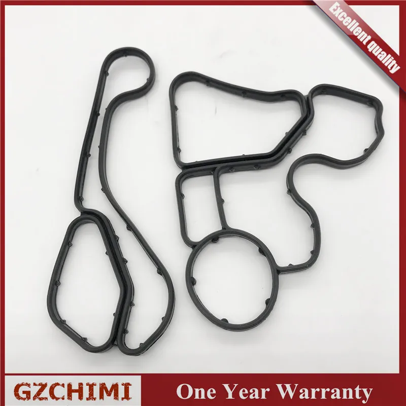 

2X Engine Oil Filter Gasket Cooler For BMW Seal Set 11428637820 11428637821