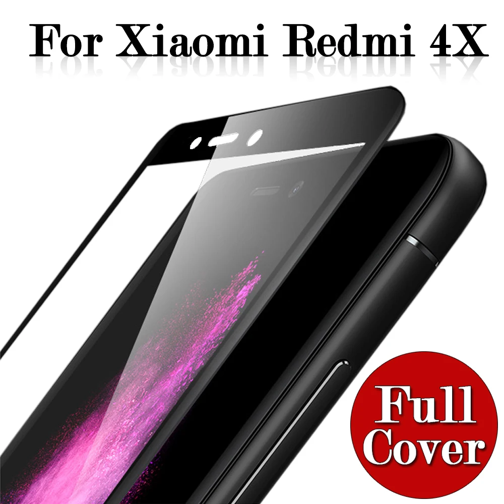 Защитное стекло для Xiaomi Redmi 4X закаленное xiomi xaomi 4 X защита экрана полное покрытие