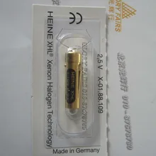Лампа Heine X-01.88.109, XHL#109 2,5 V, мини 3000 дерматоскоп, X-001.88.109, лампа MINI3000