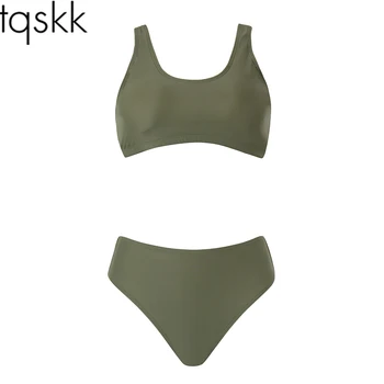 

TQSKK 2019 New Sexy Push Up Swimwear Women Swimsuit Retro Vintage Beachwear Bathing Bikinis Swimwear Brazilian Style Biquinis