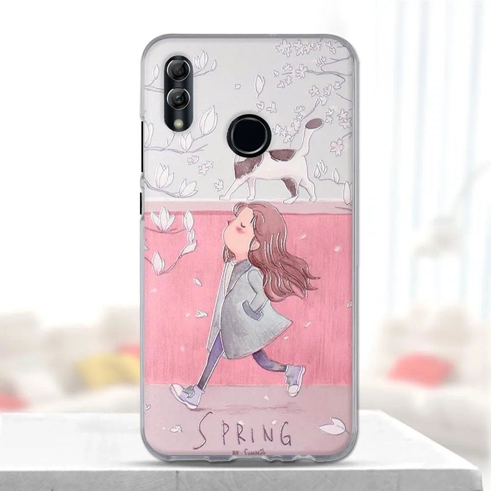 Чехол huawei P Smart, мягкий силиконовый чехол на заднюю панель, чехол для huawei P Smart, POT-LX3, POT-LX1 чехол для huawei Honor 10 lite