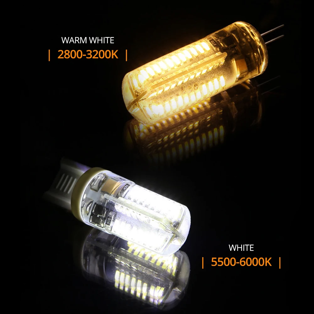 G9 светодиодный 9 W 220 V 110 V E14 светодиодный G4 G9 G8 E11 E12 E17 светодиодный лампы SMD 5730 Мини Силиконовые передвижной лампой с возможностью прикрепления на 30 Вт галогенная лампа для люстры