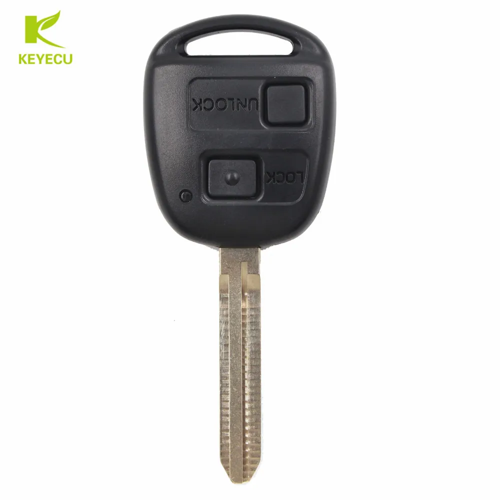 Новая запасная деталь KEYECU 2 кнопки 304 МГц 4D67 чип для Toyota Prado 120 2002 2004 P/N: 60120 60190 60170|button