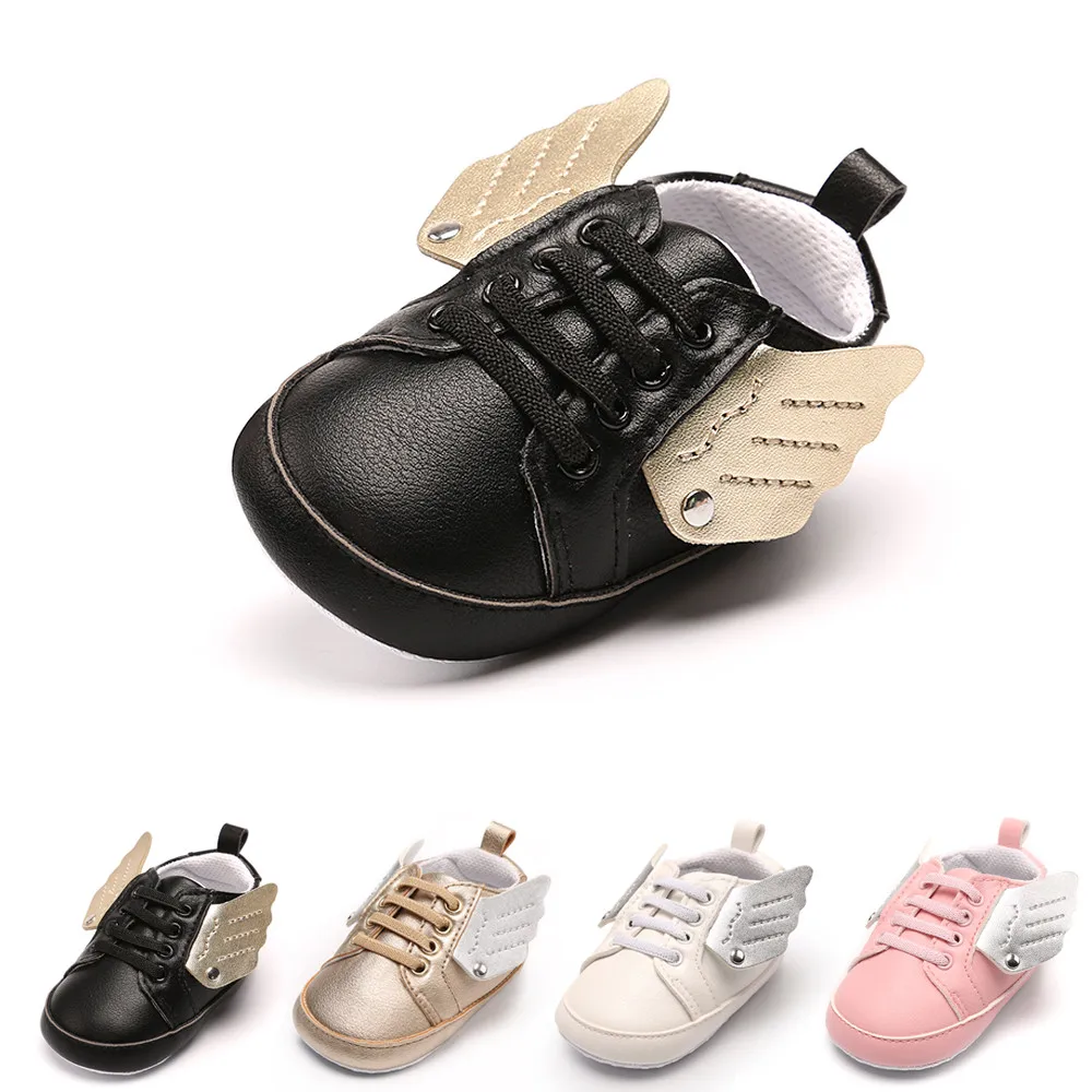 New Leather Classic Sneakers Newborn Baby Boy Girl Crib Shoes Infant