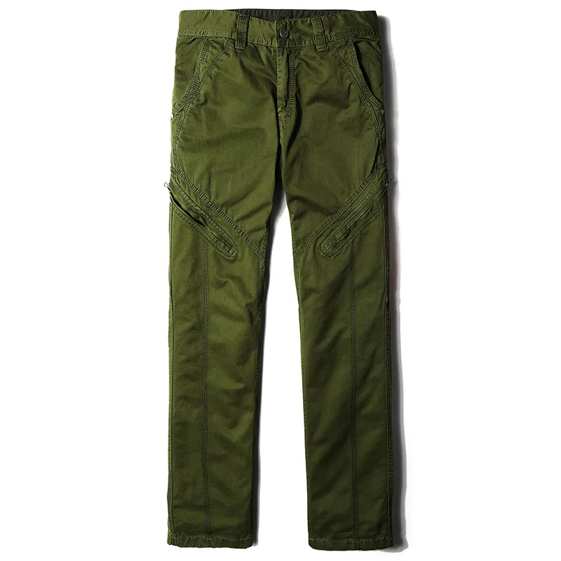 Дизайнерские повседневные военные тактические брюки, рабочие брюки, хлопковые длинные штаны на молнии, мужские армейские брюки-карго