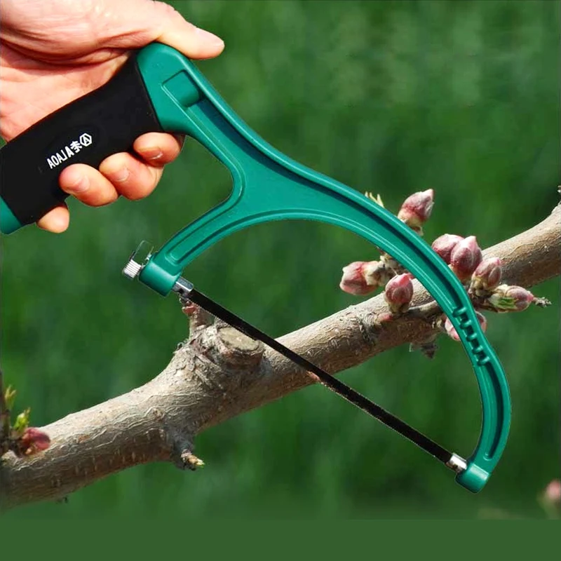

LAOA Hacksaw Mini Aluminum Alloy Steel Frame Double Metal Saw Hand Saw Tool Metal Cutting Hand Saw