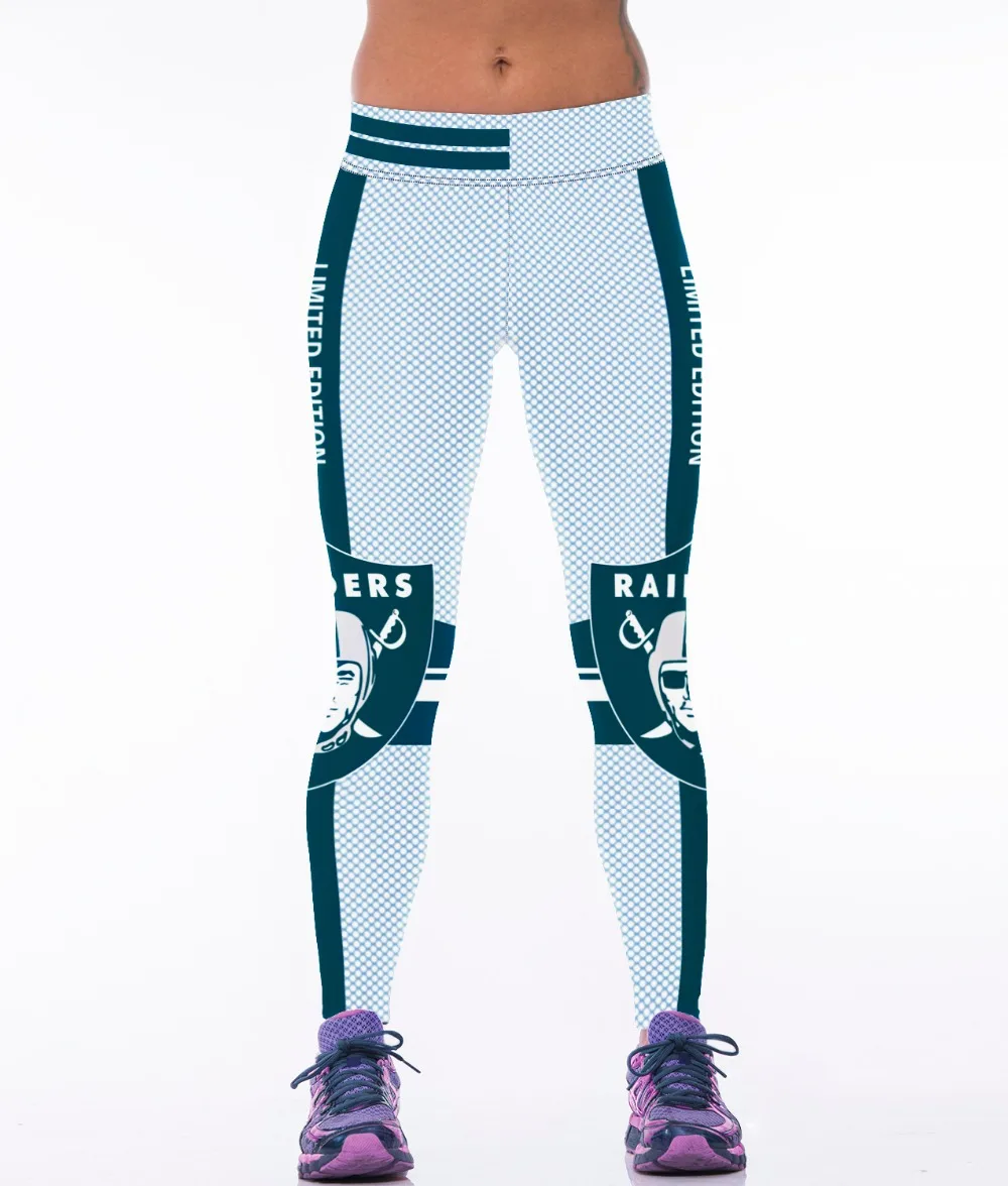 

2016 newest 3D print footballs elements sporting leggings strap tartan women Runs pants push up slim High Waist Workout Leggins