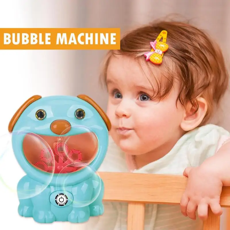 Электрическая автоматическая машина для пузырей мультяшная Милая свинья пузырьковая машина игрушка(без пузырьковой воды) легкая музыка детские игрушки на открытом воздухе